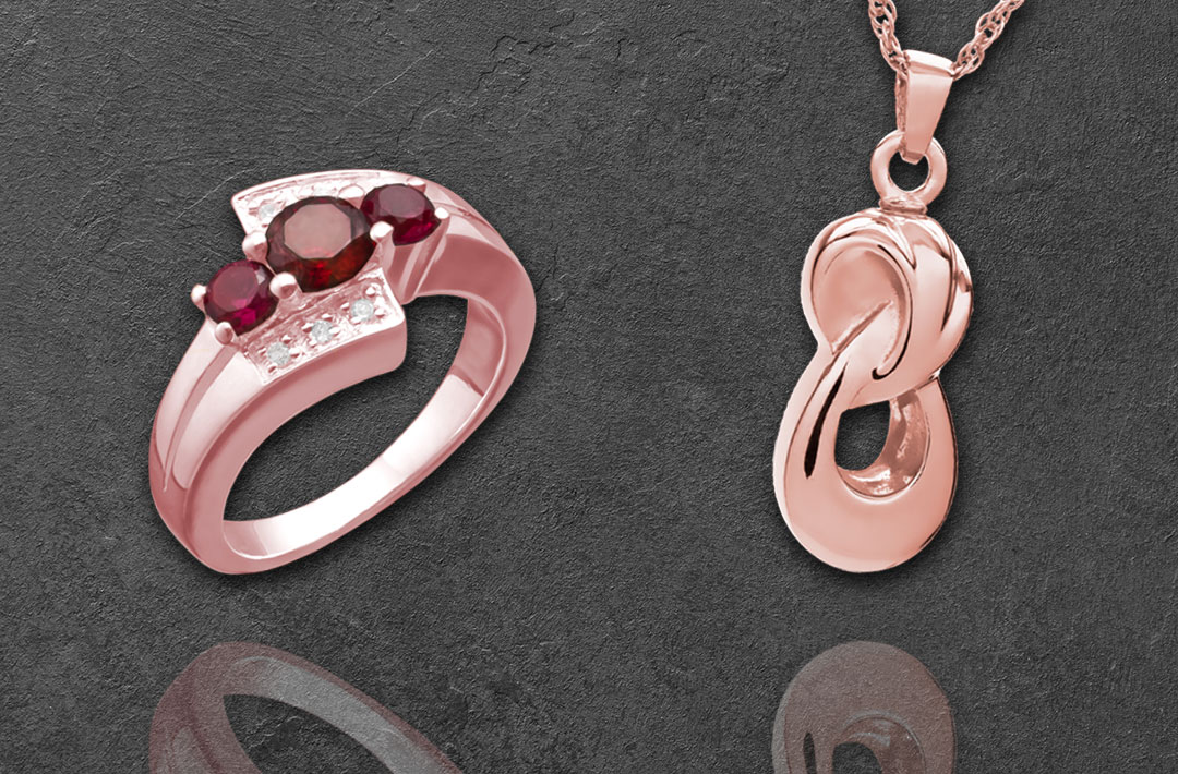 Added Solid Rose Gold Jewelry